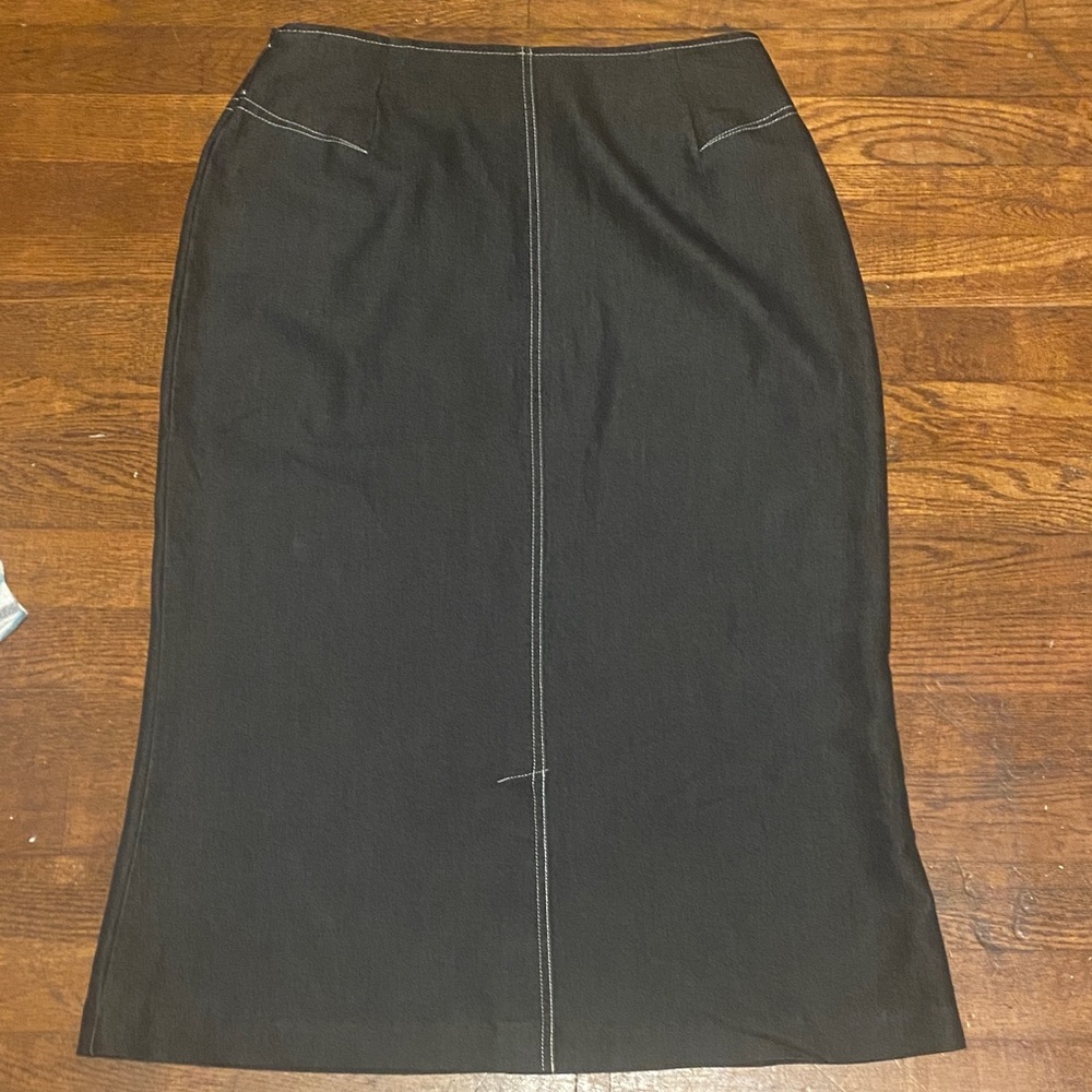 Elegant Denim Type Pencil Skirt